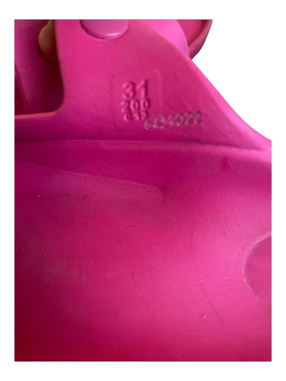 Birkenstock Pink EVA Two-Strap Slide Sandals